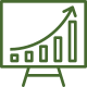 Financial accounting and budgeting icon